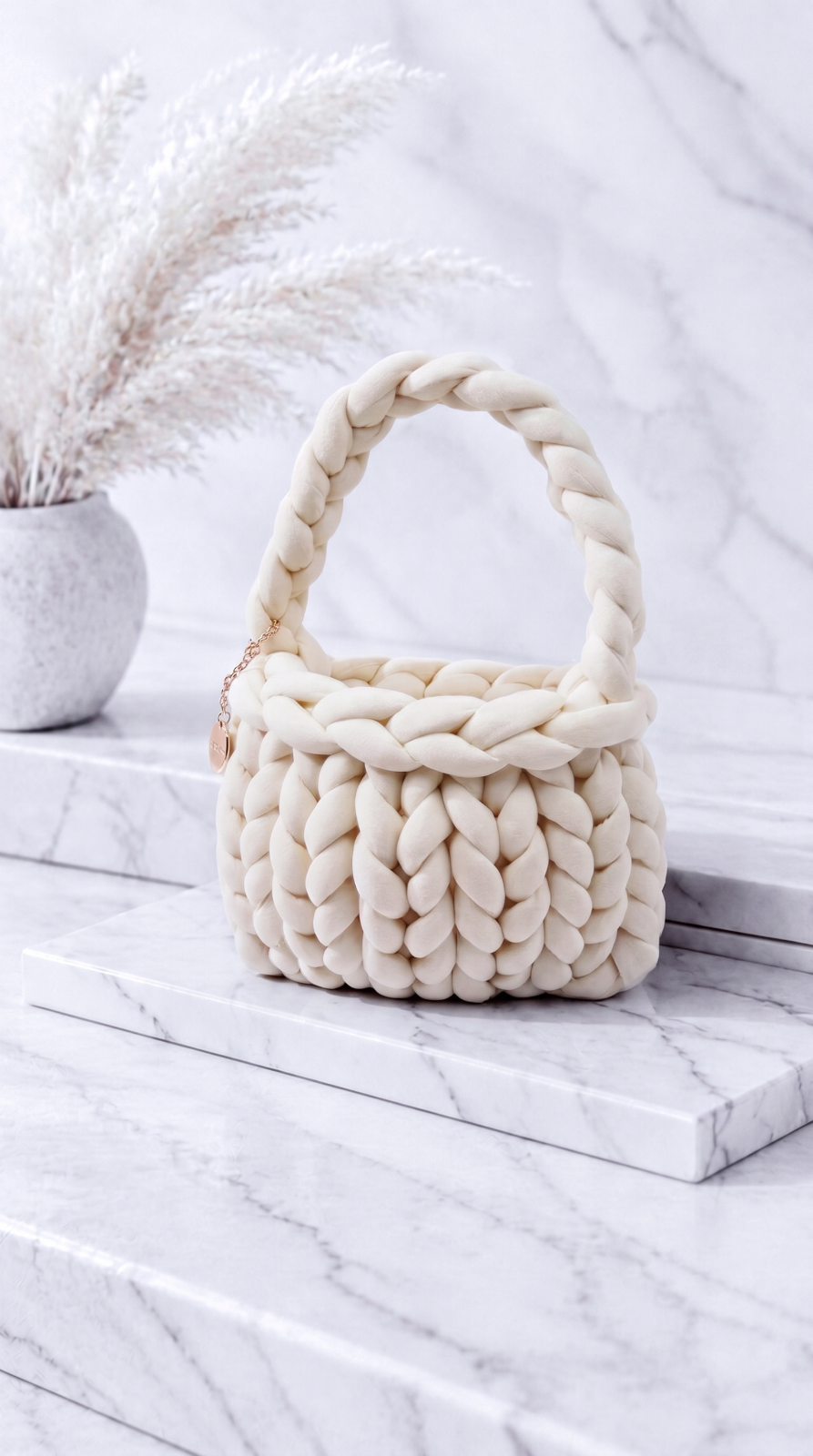Tasche Luxury Knit *Creme*