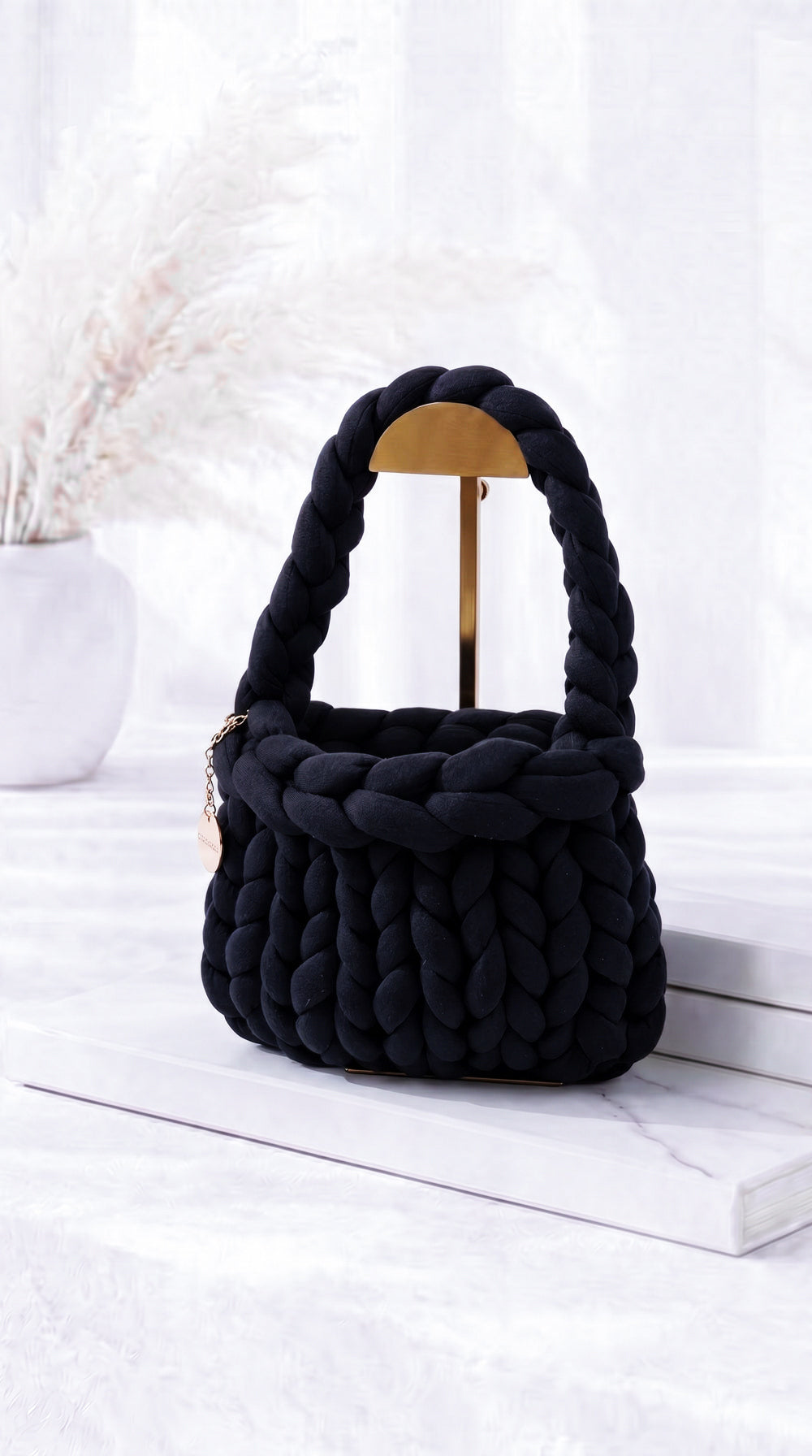 Tasche Luxury Knit *Schwarz*