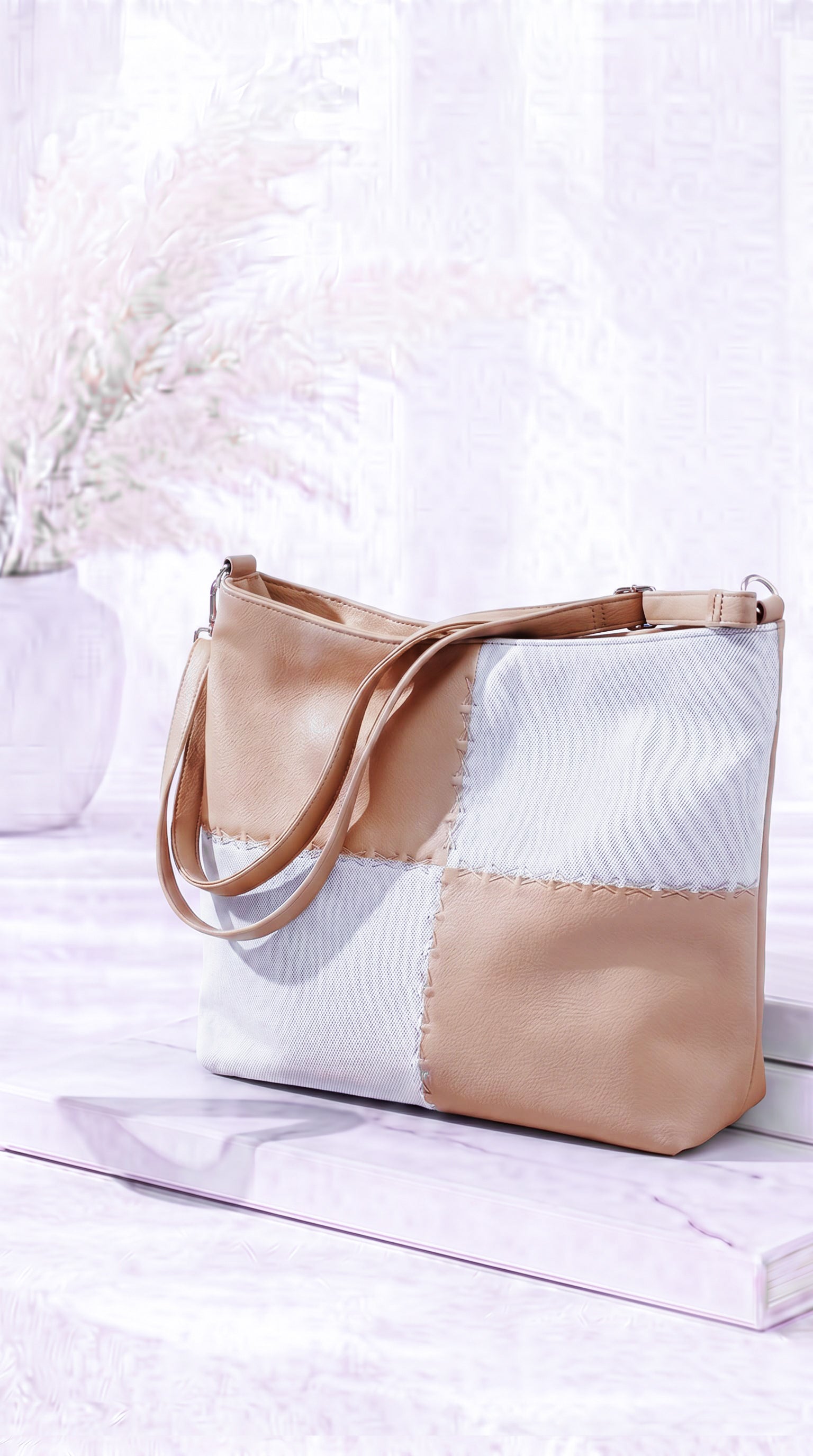 Tasche Patchwork Chic *Camel*