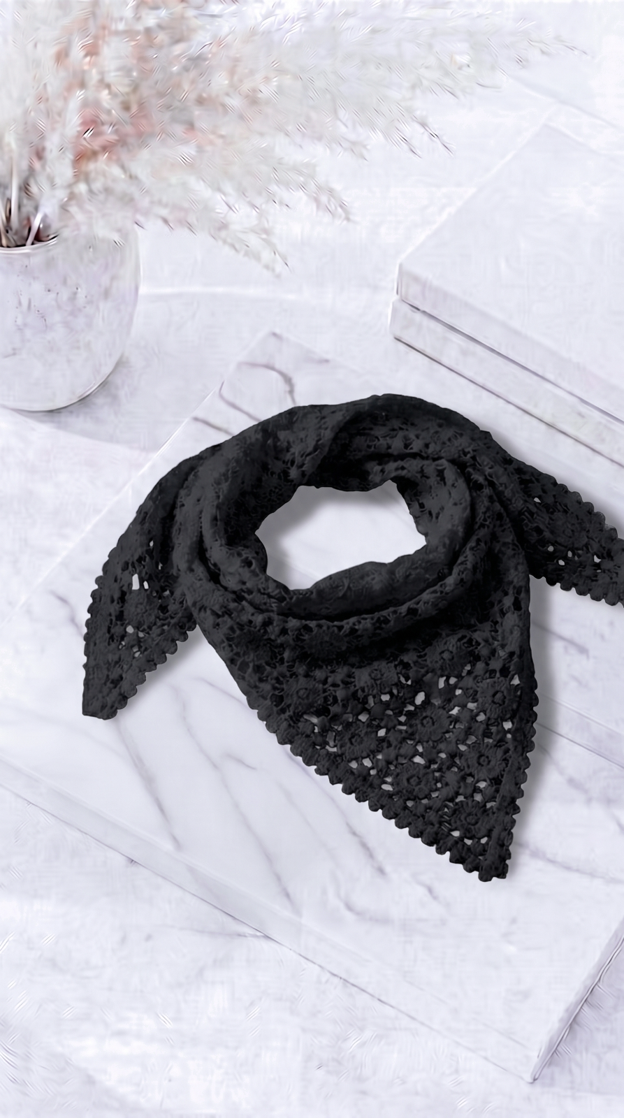 Tuch Lace Vibe *Schwarz*