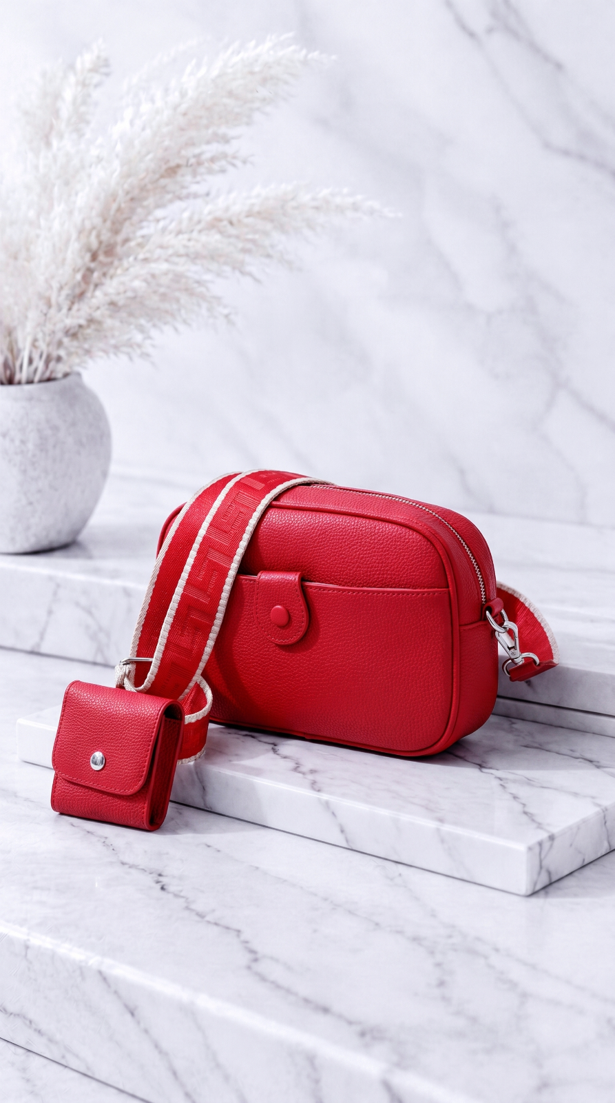 Umhängetasche Ivory Muse *Rot*